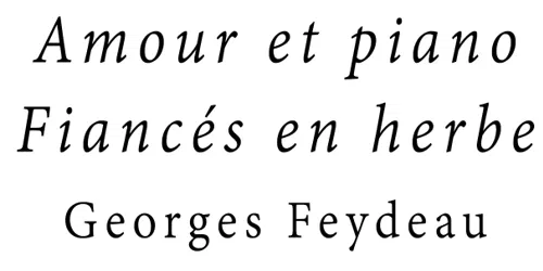 Affiche de Amour et Piano / Fiancés en herbe