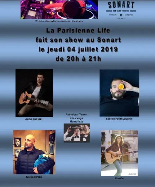 Affiche de La dernière de la saison de La Parisienne Life fait Son Show
