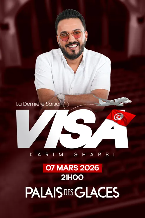 Affiche de Karim Gharbi dans Visa