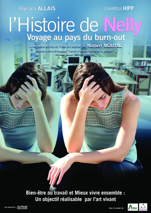 Affiche de L'Histoire de Nelly, Voyage au Pays du burn-out | Lecture théâtrale
