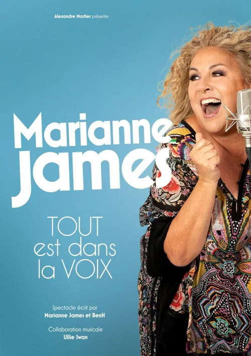 Affiche de Marianne James dans Tout est dans la voix