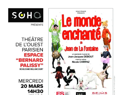 Affiche de Le Monde enchanté de Jean de La Fontaine