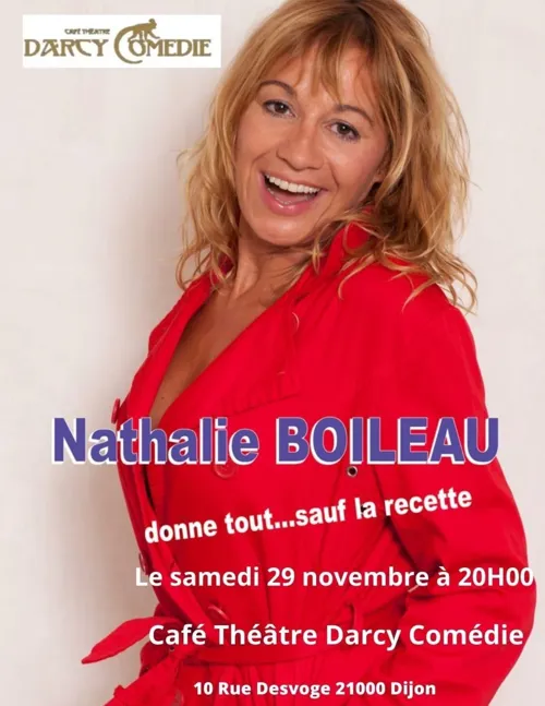 Affiche de Nathalie Boileau donne tout sauf la recette