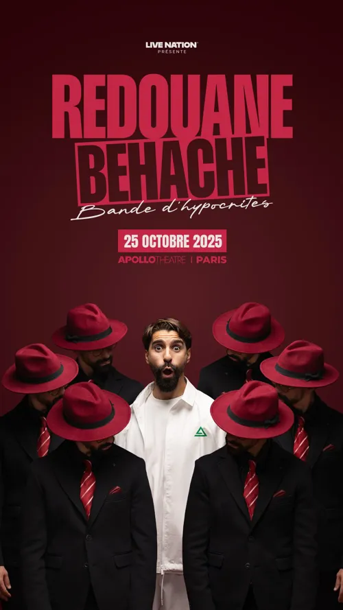 Affiche de Redouane Behache dans Bande d'hypocrites