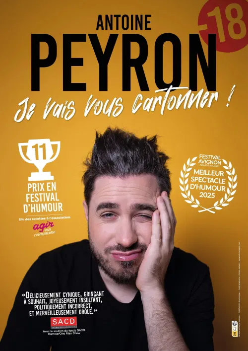 Affiche de Antoine Peyron dans Je vais vous cartonner !