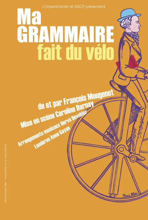 Affiche de Ma grammaire fait du vélo