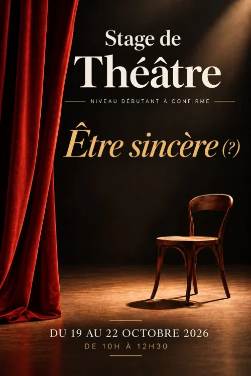 Affiche de Stage de théâtre