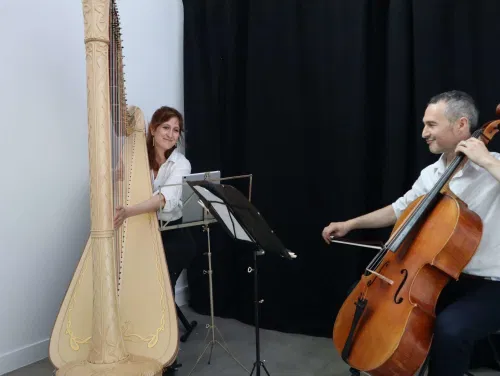 Photo 1 de Concert classique : Duo harpe-violoncelle