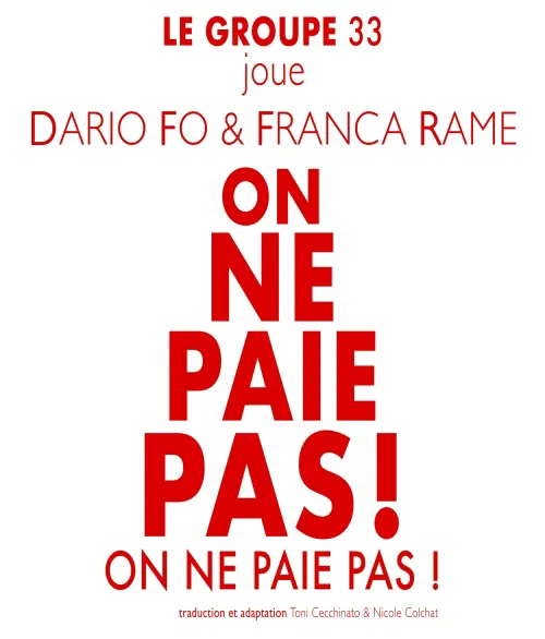 Affiche de on ne paie pas ! On ne paie pas