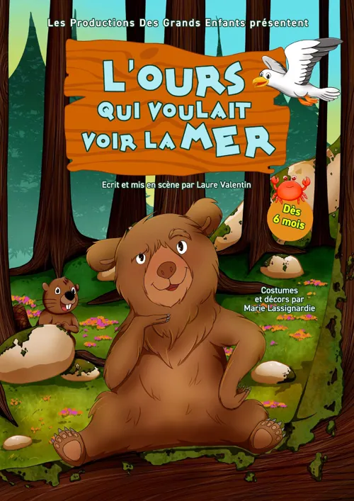 Affiche de L'ours qui voulait voir la mer
