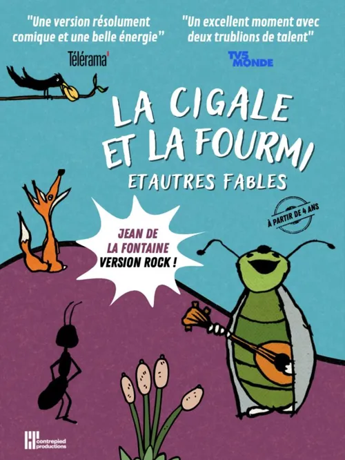 Affiche de La cigale et la fourmi et autres fables