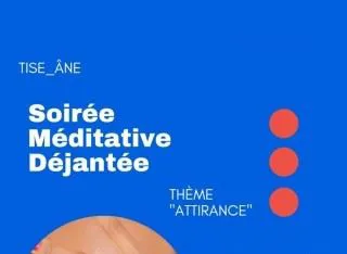 Affiche de Soirée méditative déjantée : "Tise Âne"
