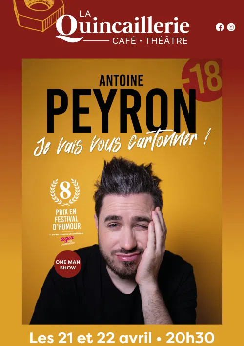 Affiche de Antoine Peyron dans Je vais vous cartonner