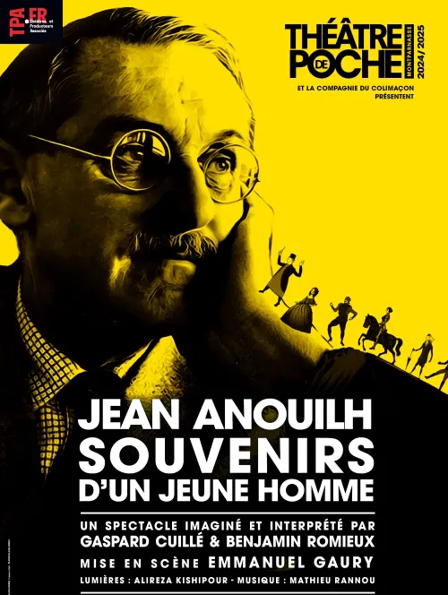Affiche de Jean Anouilh, souvenirs d'un jeune homme