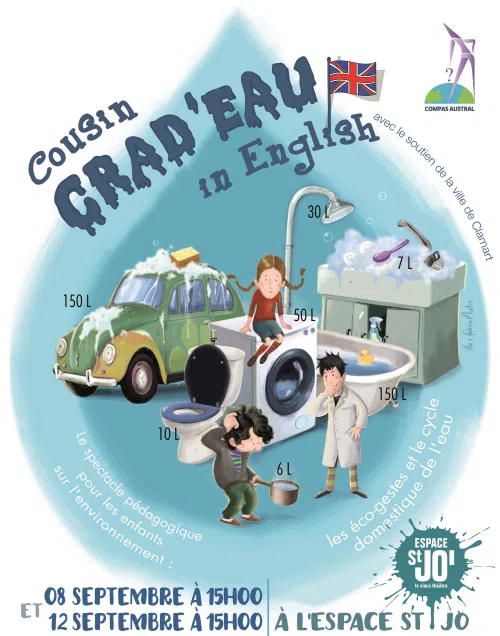 Affiche de Cousin Crad'eau in English