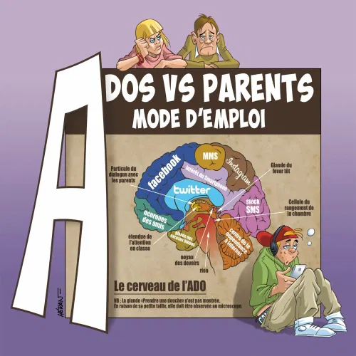 Affiche de Ados VS Parents mode d'emploi