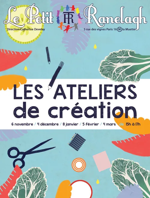 Affiche de Les ateliers de création