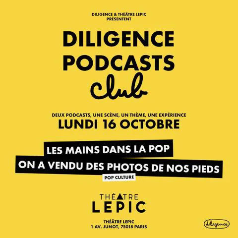 Affiche de Diligence Podcast Club : Thème Pop Culture