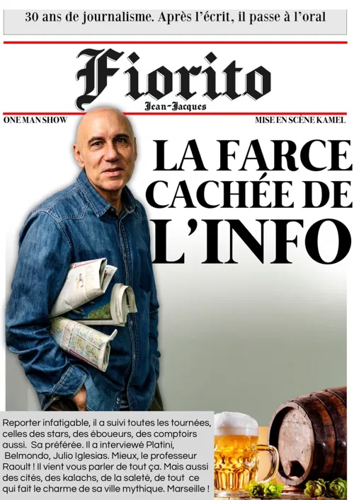 Affiche de Jean Jacques Fiorito dans La Farce cachée de l'info