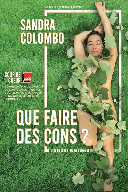 Affiche de Sandra Colombo dans Que faire des cons ?