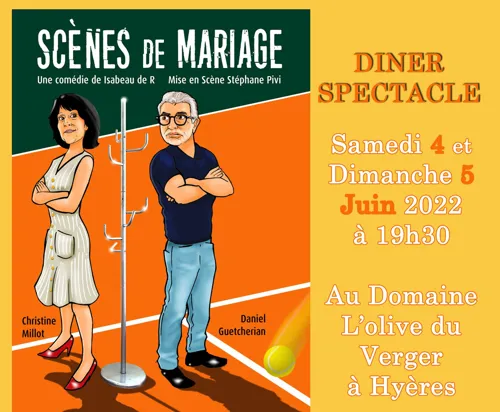Affiche de Dîner-spectacle : Scènes de Mariage