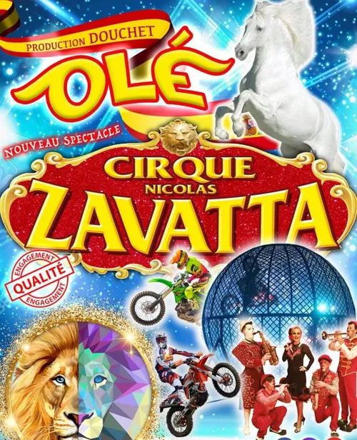 Affiche de Cirque Nicolas Zavatta Douchet | Ancenis