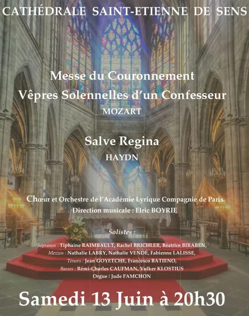 Affiche de Messe du couronnement - Mozart