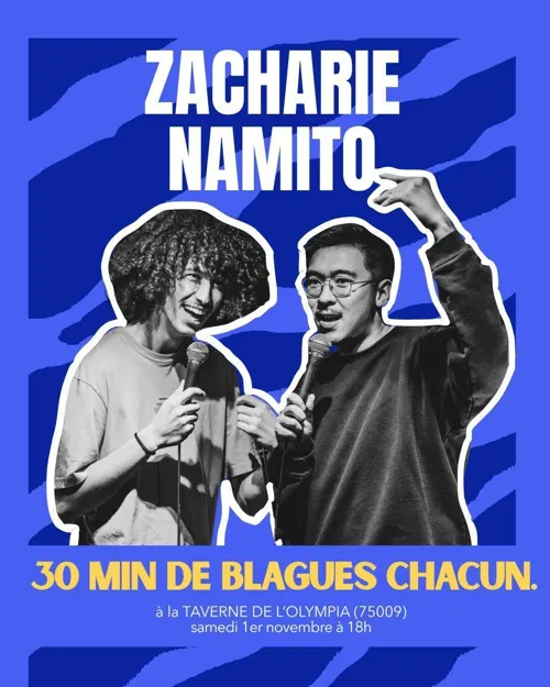 Affiche de 30/30 Zacharie & Namito