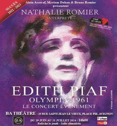 Affiche de Piaf, Olympia 61
