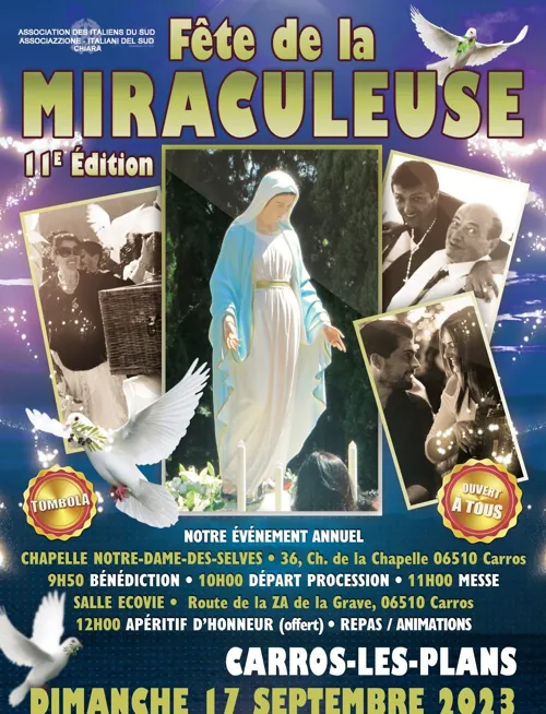 Affiche de Fête de la Miraculeuse | 11ème édition