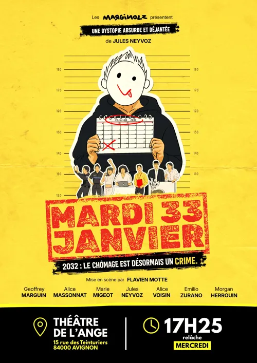 Affiche de Mardi 33 Janvier