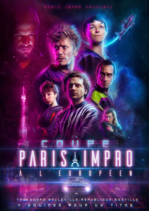 Affiche de La Coupe paris Impro