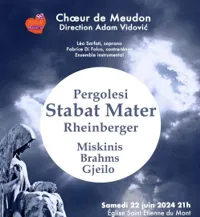 Concert Stabat Mater | Par le Choeur de Meudon - 