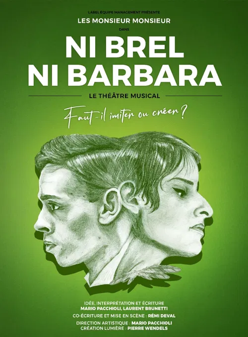Affiche de Ni Brel Ni Barbara