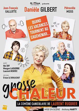 Affiche de Grosse Chaleur | de Laurent Ruquier avec Danièle Gilbert