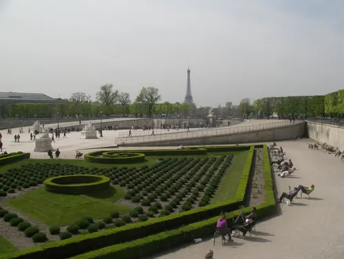 Affiche de Visite guidée : Les Tuileries, parcours, jeu, découverte | par Marie-Anne Nicolas