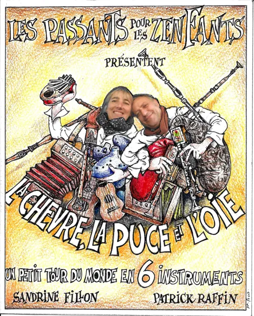 Affiche de La chèvre, la puce et l'oie