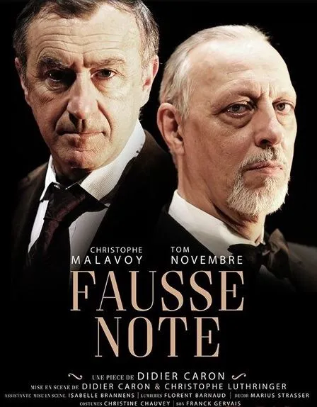 Affiche de Fausse note | avec Tom Novembre et Christophe Malavoy