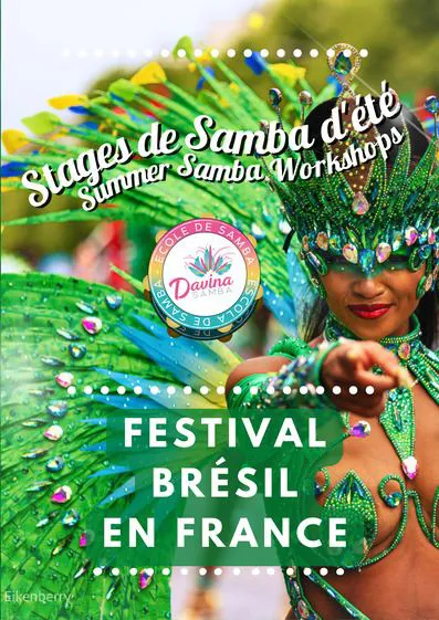 Photo 1 de Stages de samba d'été : cours de danses brésiliennes | Festival Brésil en France