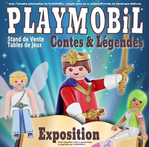 Affiche de Exposition vente Playmobil