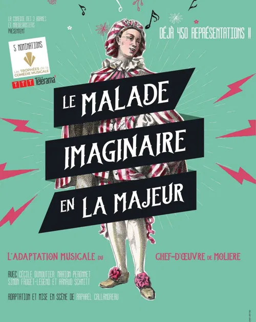Affiche de Le malade imaginaire en la majeur