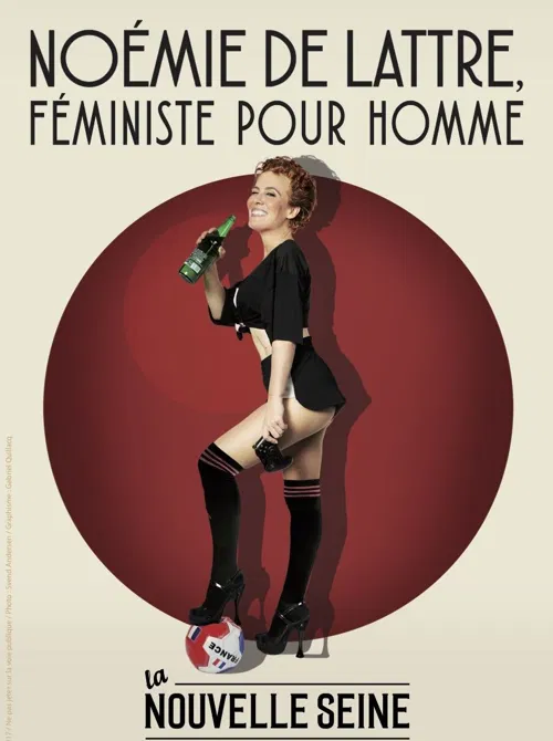 Affiche de Noémie De Lattre dans Noémie De Lattre, Féministe pour Homme