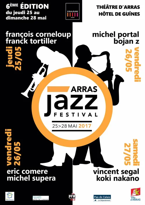 Affiche de Michel Supera & Eric Comere | Arras Jazz Festival 2017