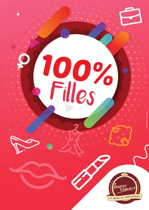 Affiche de 100% Impro, 100% Fille