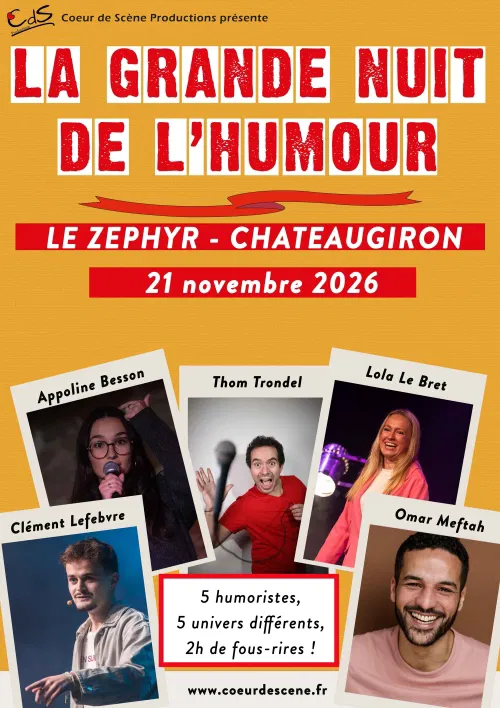 Affiche de La Grande Nuit de l'Humour