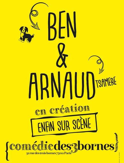 Affiche de Ben & Arnaud Tsamere dans Enfin sur scène | Spectacle en création