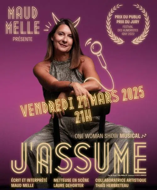 Affiche de Maud Melle dans J'assume