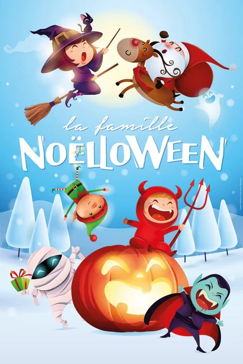 Affiche de La famille Noëlloween