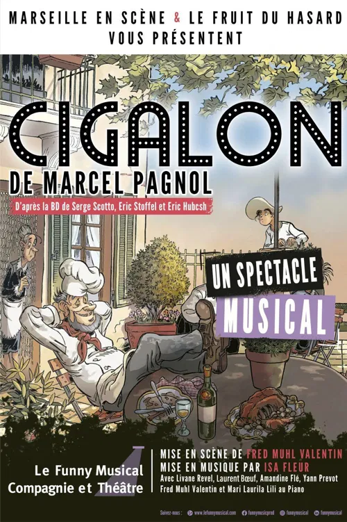 Affiche de Cigalon de Marcel Pagnol