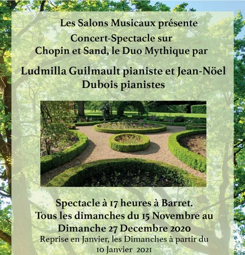 Affiche de Sand et Chopin, rencontre et passion